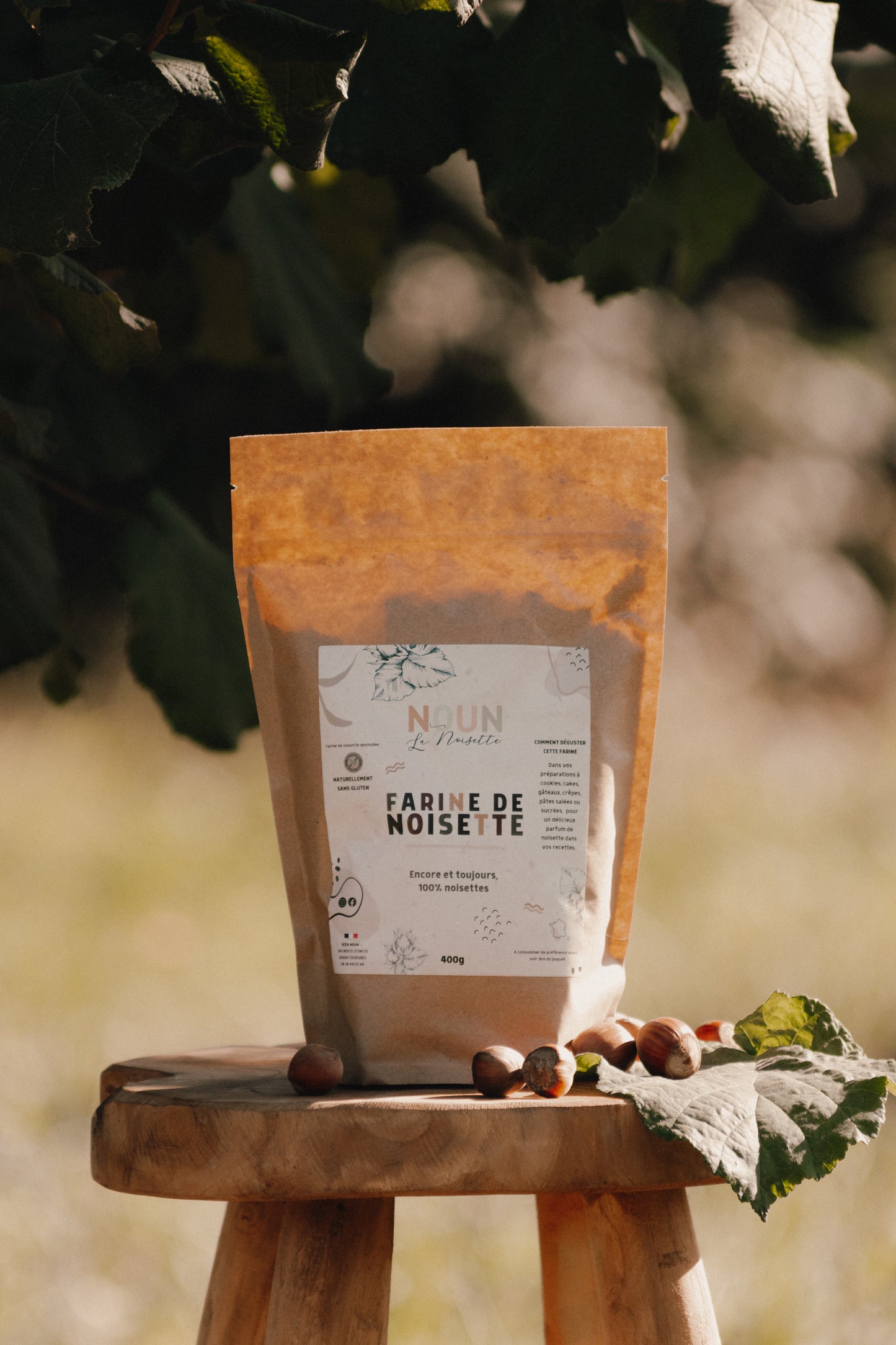Farine de noisette 400gr