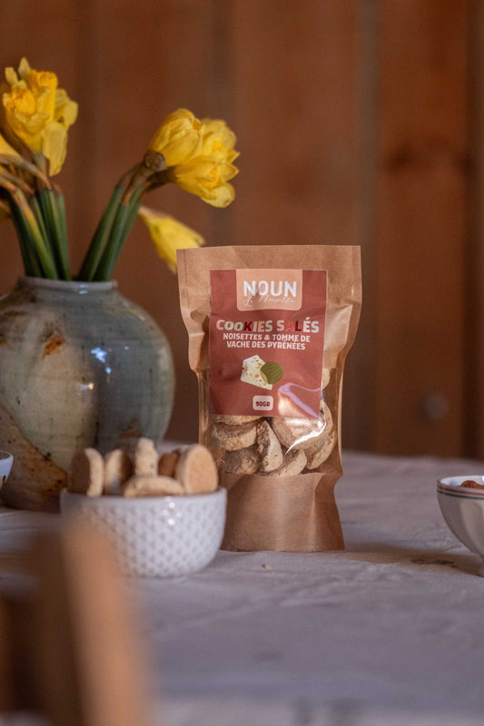 Cookies salés noisettes & tomme de vache des Pyrénées 90g